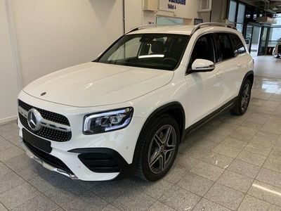 Hvid Brugt 2021 Mercedes GLB200 AMG line SUV | 499.900 kr.