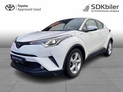 Hvid (super white) Brugt 2018 Toyota C-HR Multidrive S SUV | 169.900 kr. (God pris)