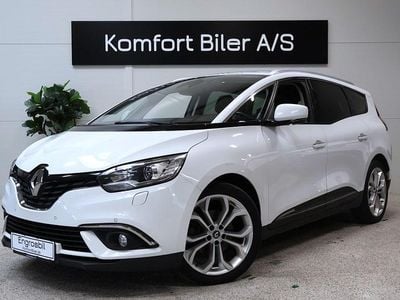 Hvid Brugt 2018 Renault Grand Scénic IV Zen MPV | 89.900 kr. (Super pris)
