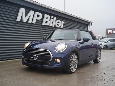 Brugt Mini Cooper Cabriolet 136 HK (100 kW) 2017 Blå Cabriolet