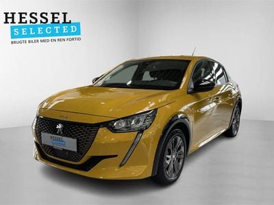 Gul Brugt 2023 Peugeot e-208 Allure Hatchback | 139.900 kr. (God pris)