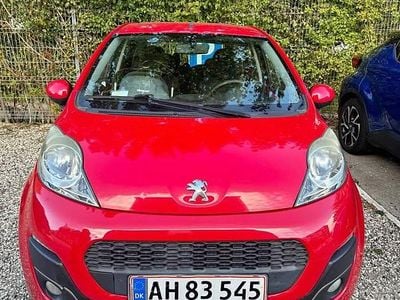 Brugt Peugeot 107 68 HK (50 kW) 2013 Rød Hatchback
