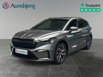 Grå metal Brugt 2023 Skoda Enyaq iV SportLine SUV | 279.500 kr. (Dyr)