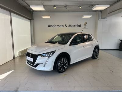 Perle white Brugt 2021 Peugeot e-208 GTi Hatchback | 133.900 kr. (God pris)