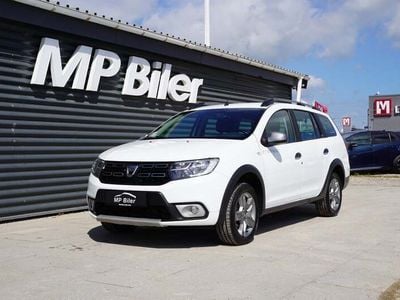 Hvid Brugt 2019 Dacia Logan Stepway Sedan | 79.800 kr.
