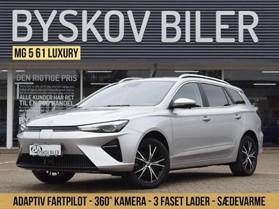 Sølvmetal Brugt 2022 MG MG5 EV Luxury Stationcar | 147.995 kr. (Dyr)