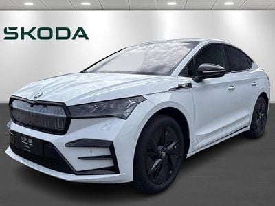 Hvidmetal Brugt 2024 Skoda Enyaq iV RS SUV | 389.900 kr. (Fair pris)