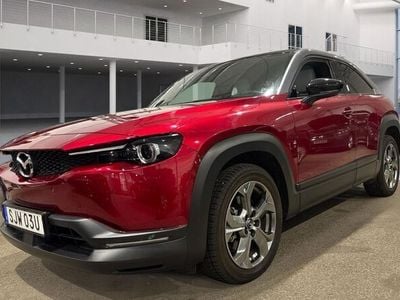 Farve ……………………………………………………………………. soul red crystal multitone Brugt 2021 Mazda MX30 Cosmo SUV | 129.900 kr. (Fair pris)