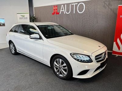 Hvid Brugt 2018 Mercedes C220 Avantgarde Stationcar | 297.990 kr. (Lidt for dyr)