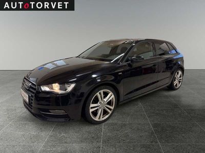 Sort Brugt 2015 Audi A3 Sportback S-Line Hatchback | 144.700 kr.