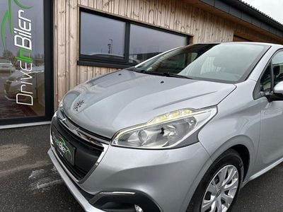 Brugt Peugeot 208 Active 82 HK (60 kW) 2018 Sølvmetal Hatchback