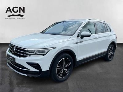 Hvid Brugt 2021 VW Tiguan Elegance SUV | 249.900 kr.