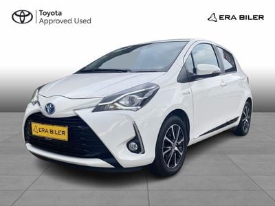 Hvid Brugt 2019 Toyota Yaris Hybrid H3 Hatchback | 89.900 kr.
