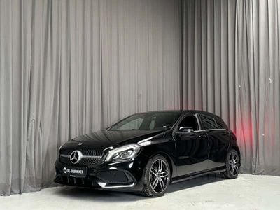 Sort Brugt 2017 Mercedes A180 AMG line | 164.900 kr. (Fair pris)