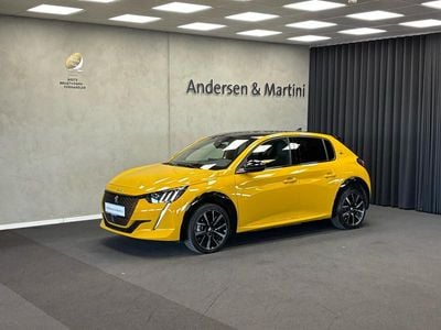 Gul Brugt 2022 Peugeot e-208 GTi Hatchback | 163.900 kr. (Fair pris)
