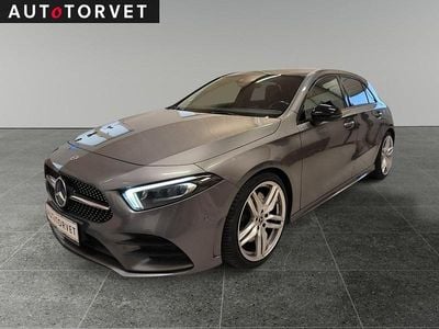 Gråmetal Brugt 2018 Mercedes A250 AMG line Hatchback | 199.700 kr.