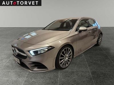 Champagnemetal Brugt 2019 Mercedes A220 AMG line Hatchback | 254.700 kr. (Fair pris)