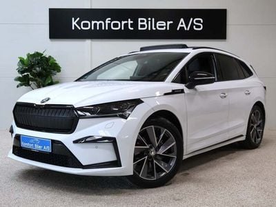 Hvidmetal Brugt 2021 Skoda Enyaq iV SportLine SUV | 249.800 kr. (Dyr)