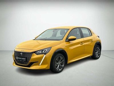 Gul Brugt 2021 Peugeot e-208 Active Hatchback | 114.900 kr. (God pris)