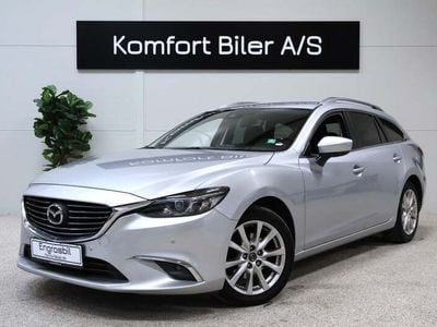 Sølvmetal Brugt 2017 Mazda 6 Vision Stationcar | 74.900 kr.