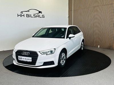 Hvid Brugt 2017 Audi A3 Sportback Hatchback | 129.700 kr. (Fair pris)
