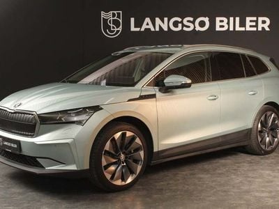 Lysgrønmetal Brugt 2022 Skoda Enyaq iV Suite SUV | 274.500 kr. (Fair pris)
