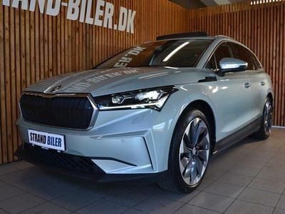 Lysgrønmetal Brugt 2021 Skoda Enyaq iV Suite SUV | 274.800 kr. (Fair pris)