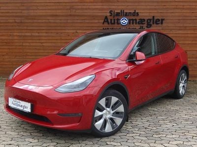 Rød Brugt 2022 Tesla Model Y Long Range SUV | 250.000 kr. (God pris)