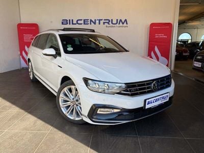 Hvid Brugt 2021 VW Passat R-line Stationcar | 304.900 kr. (Lidt for dyr)