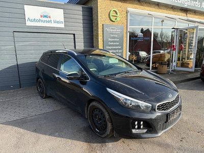 Brugt Kia Ceed Sportswagon GT-Line 120 HK (88 kW) 2016 Sort Stationcar