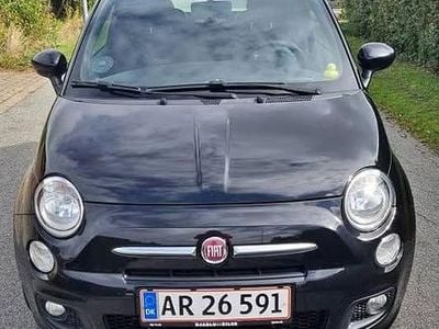 Brugt Fiat 500C 105 HK (77 kW) 2014 Sort Cabriolet