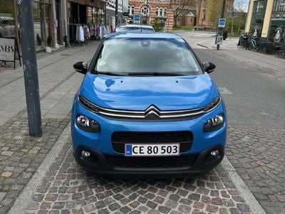 Blåmetal Brugt 2019 Citroën C3 PureTech Hatchback | 69.900 kr. (God pris)