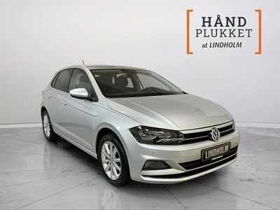 Brugt VW Polo Comfortline 95 HK (69 kW) 2019 Sølvmetal Hatchback
