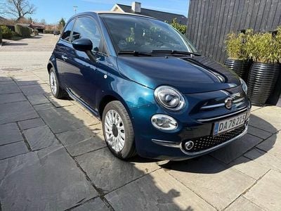 Brugt Fiat 500C Dolcevita 69 HK (50 kW) 2021 Blå Cabriolet