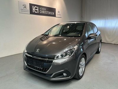 Grå platinium met. Brugt 2019 Peugeot 208 Signature Sky Hatchback | 89.900 kr. (Fair pris)
