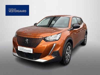 Brugt Peugeot e-2008 Active 100 kW (136 HK) 2022 Orange SUV