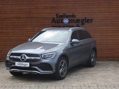 Grå Brugt 2020 Mercedes GLC300 AMG line SUV | 500.000 kr. (Super pris)