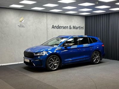 Blå Brugt 2022 Skoda Enyaq iV SportLine SUV | 193.900 kr. (Fair pris)