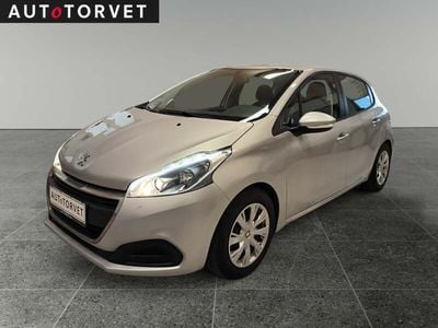 Sølvmetal Brugt 2016 Peugeot 208 Active Hatchback | 54.700 kr. (God pris)