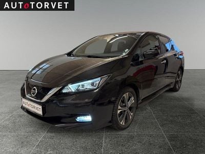 Sort Brugt 2021 Nissan Leaf Tekna Hatchback | 109.700 kr. (God pris)