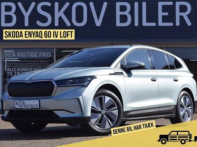 Sølvmetal Brugt 2021 Skoda Enyaq iV Loft SUV | 217.995 kr. (Lidt for dyr)