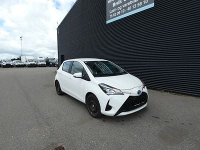 Hvid Brugt 2019 Toyota Yaris Hybrid H2 Hatchback | 65.000 kr.