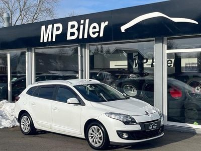 Brugt Renault Mégane III Dynamique 110 HK (80 kW) 2012 Hvid Stationcar