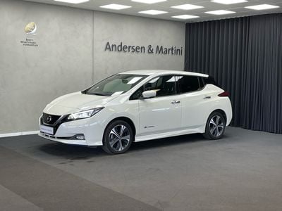 Hvid Brugt 2019 Nissan Leaf Tekna Hatchback | 139.900 kr. (Dyr)