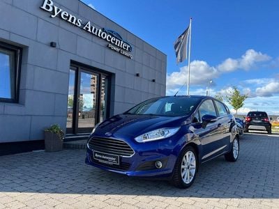 Blåmetal Brugt 2016 Ford Fiesta Titanium Hatchback | 78.500 kr. (Lidt for dyr)