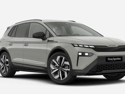 Grå Ny 2025 Skoda Elroq SportLine SUV | 327.480 kr. (Lidt for dyr)