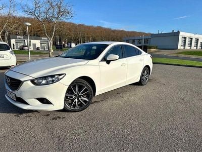 Hvid Brugt 2014 Mazda 6 Sedan | 69.999 kr.