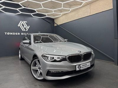 Sølvmetal Brugt 2018 BMW 520 Stationcar | 299.500 kr. (Dyr)