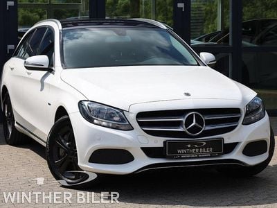 Hvid Brugt 2017 Mercedes C350 Avantgarde Stationcar | 169.900 kr.
