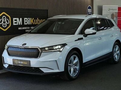 Hvid Brugt 2022 Skoda Enyaq iV ecoSuite SUV | 244.900 kr. (God pris)